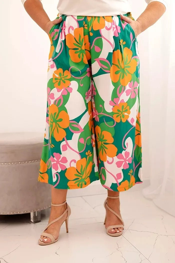 Women's trousers with orange detail Bali