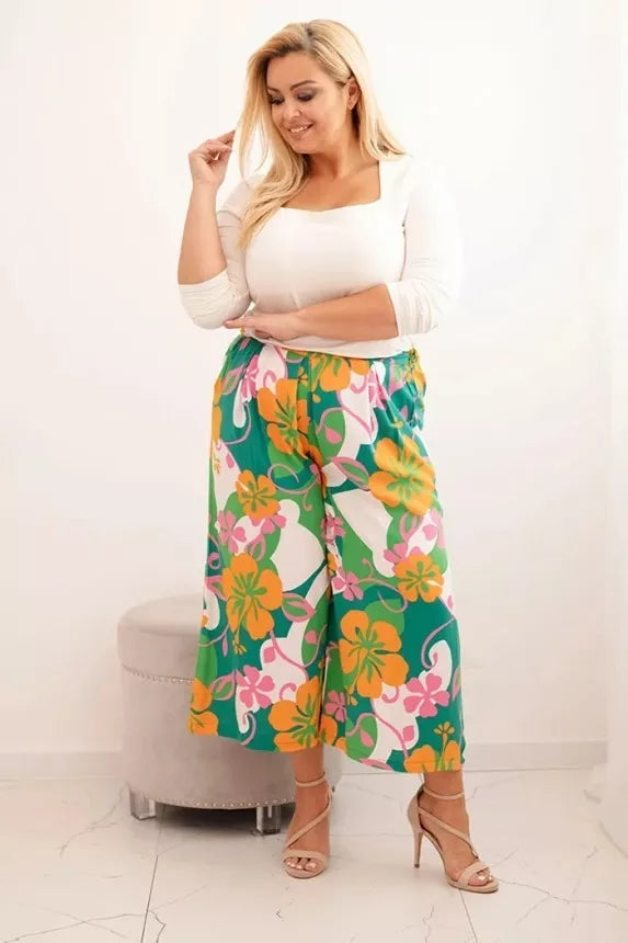 Women's trousers with orange detail Bali