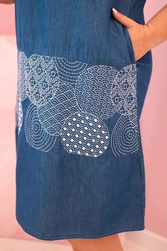 Women's blue dress Norval 