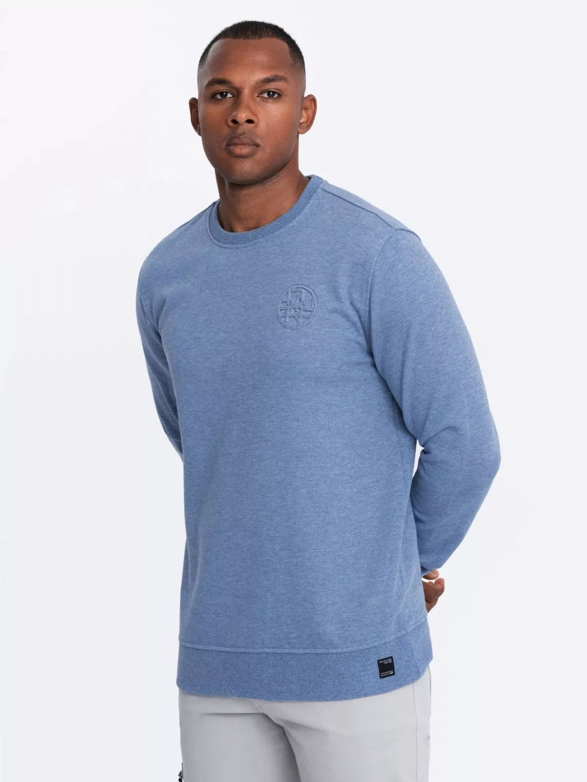 Men's blue sweater Montecarl