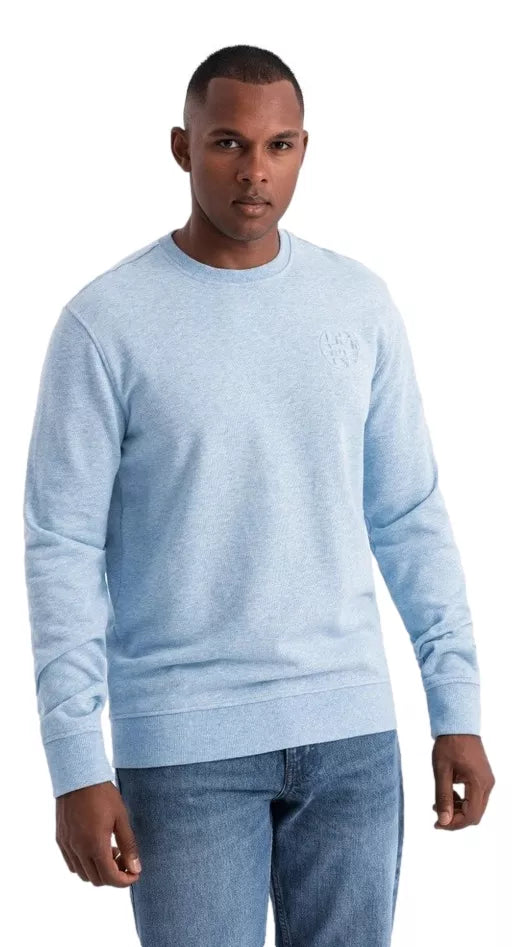 Men's light blue sweater Montecarl