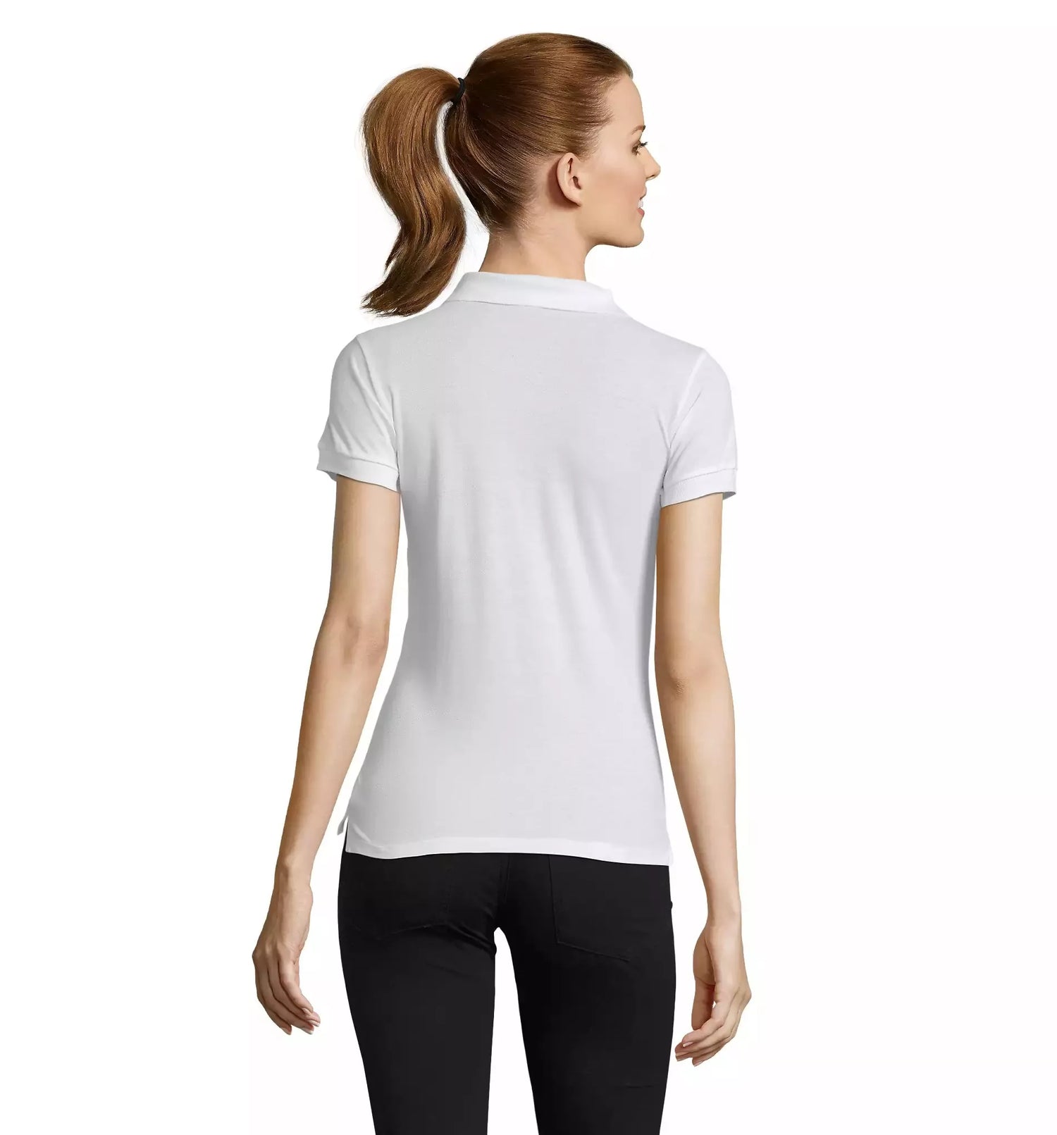 Women's white polo shirt Passion