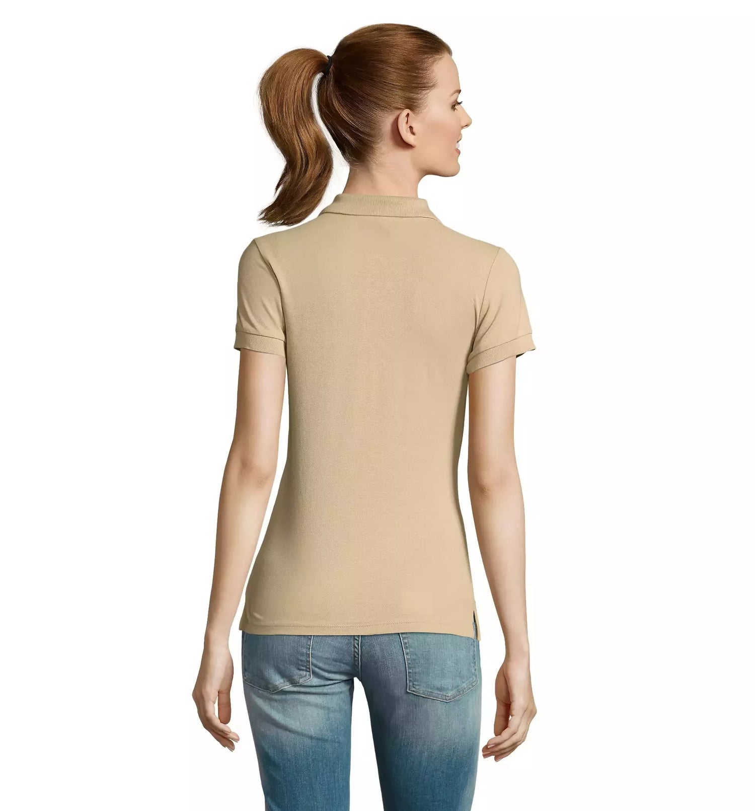 Women's brown polo shirt Passion