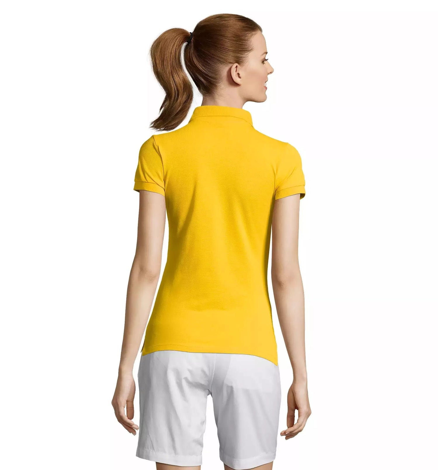 Women's yellow polo shirt Passion