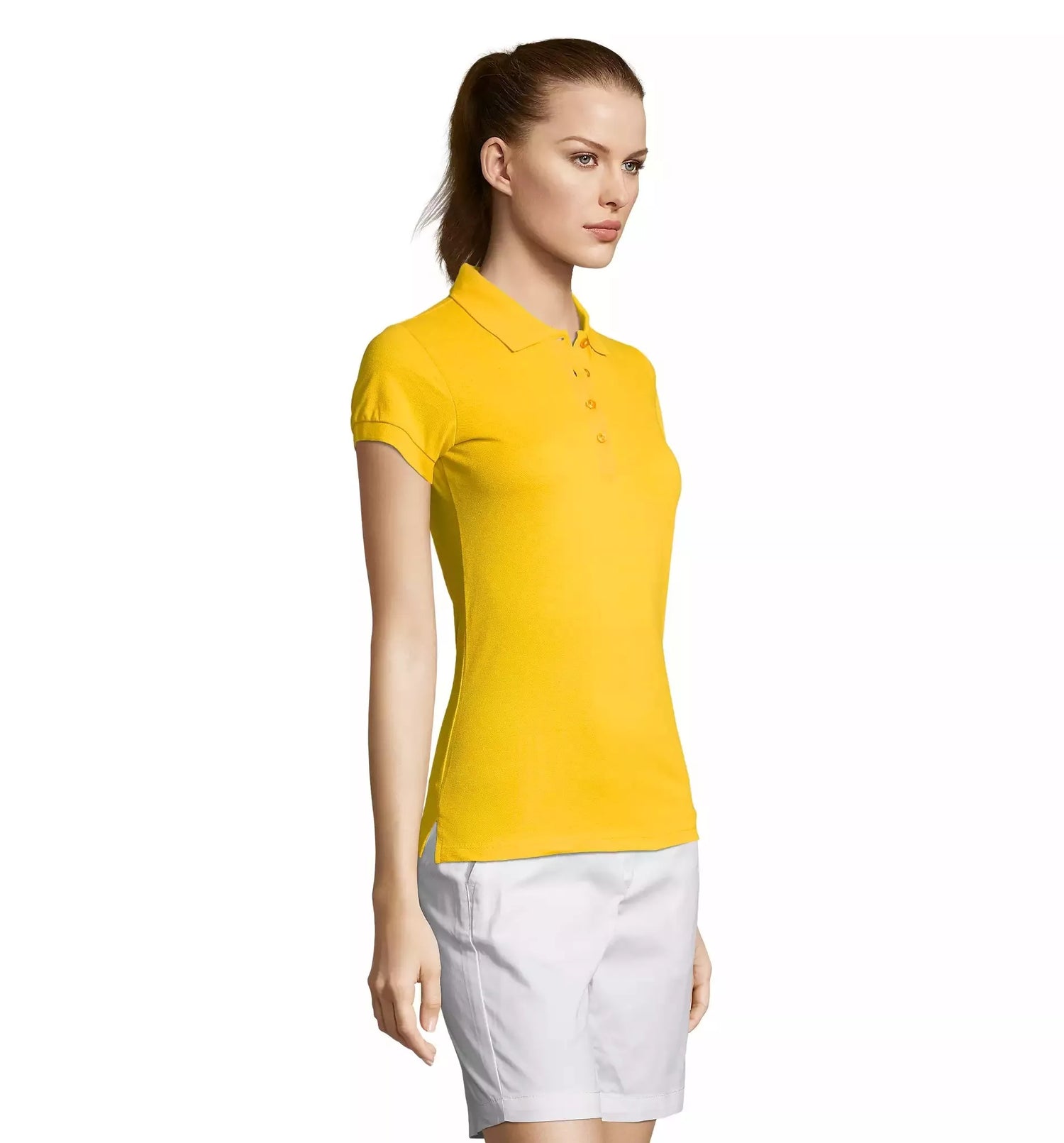 Women's yellow polo shirt Passion