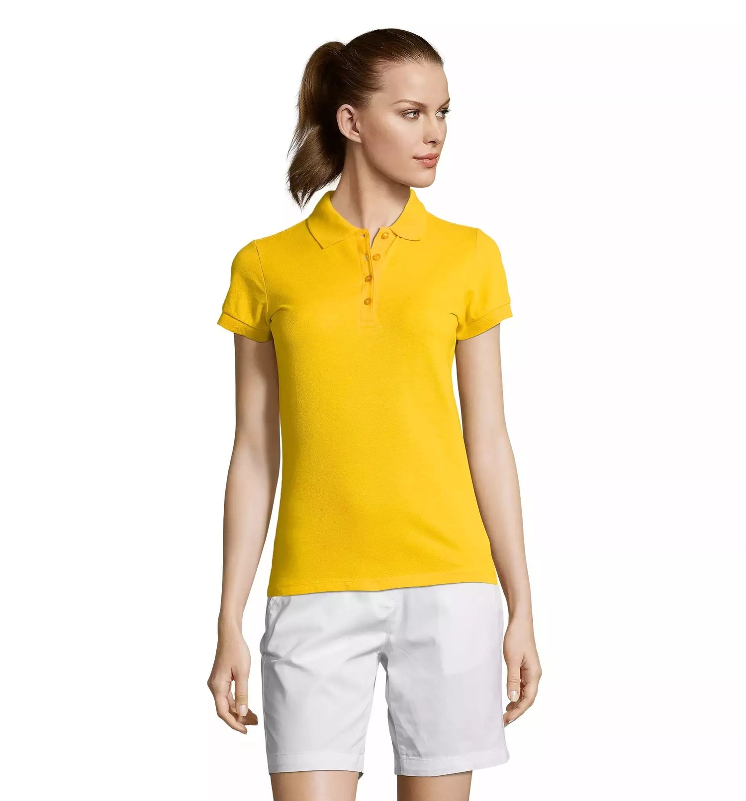 Women's yellow polo shirt Passion