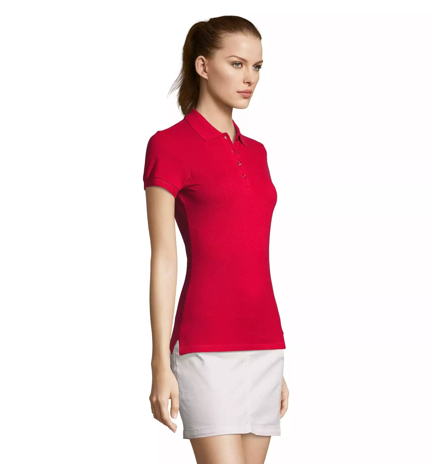 Women's red polo shirt Passion