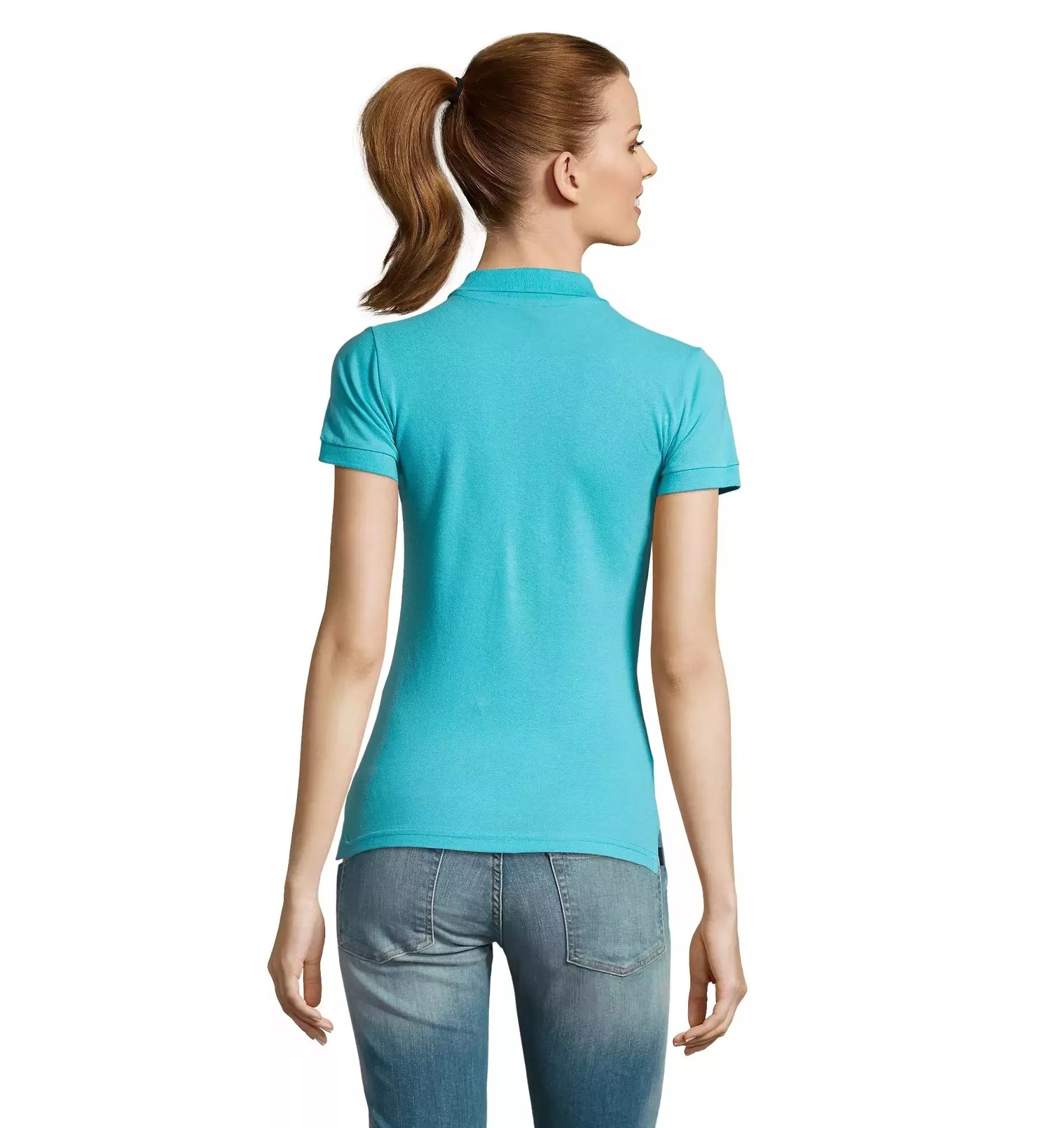 Women's blue polo shirt Passion