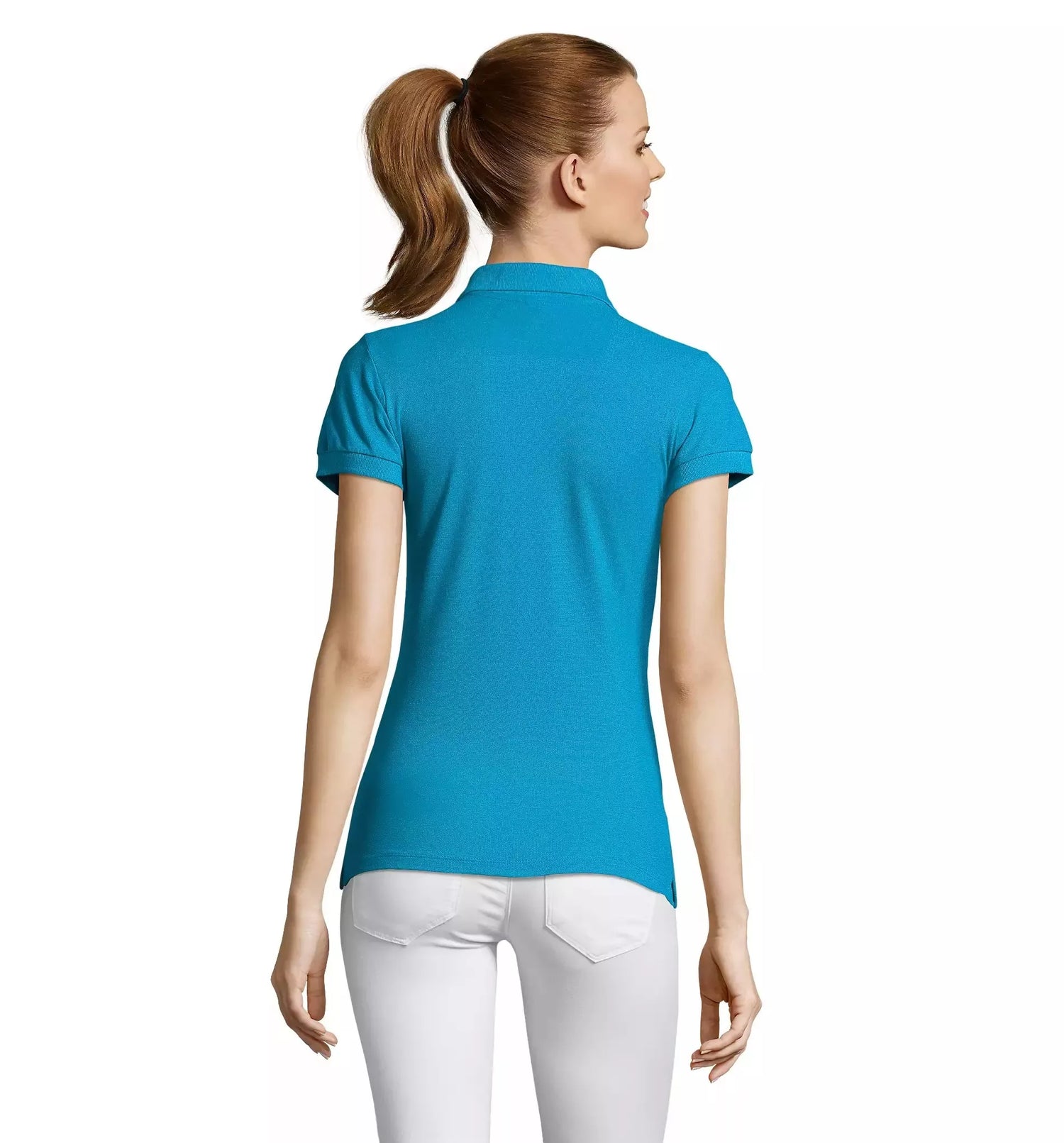 Women's blue polo shirt Passion