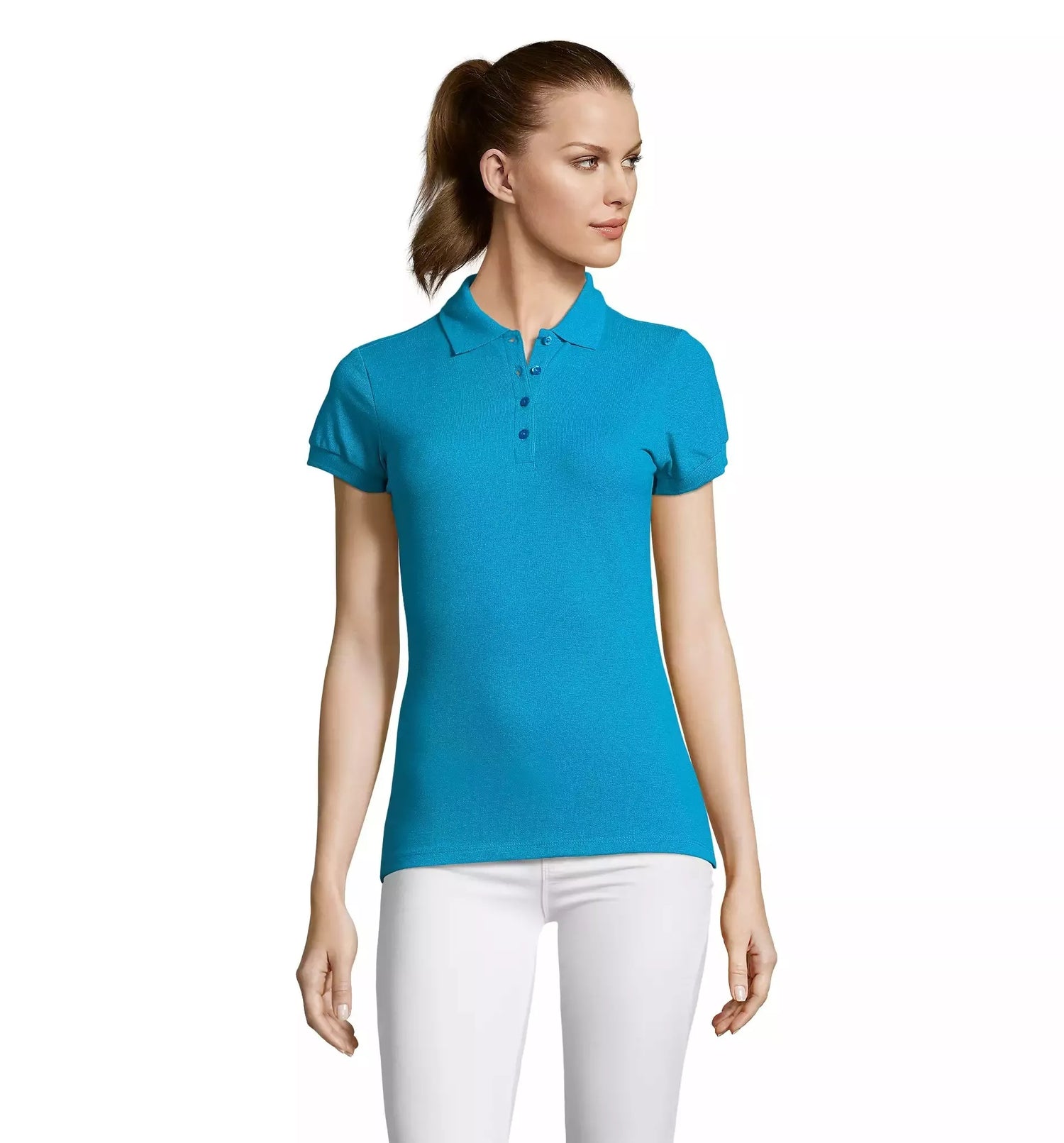 Women's blue polo shirt Passion