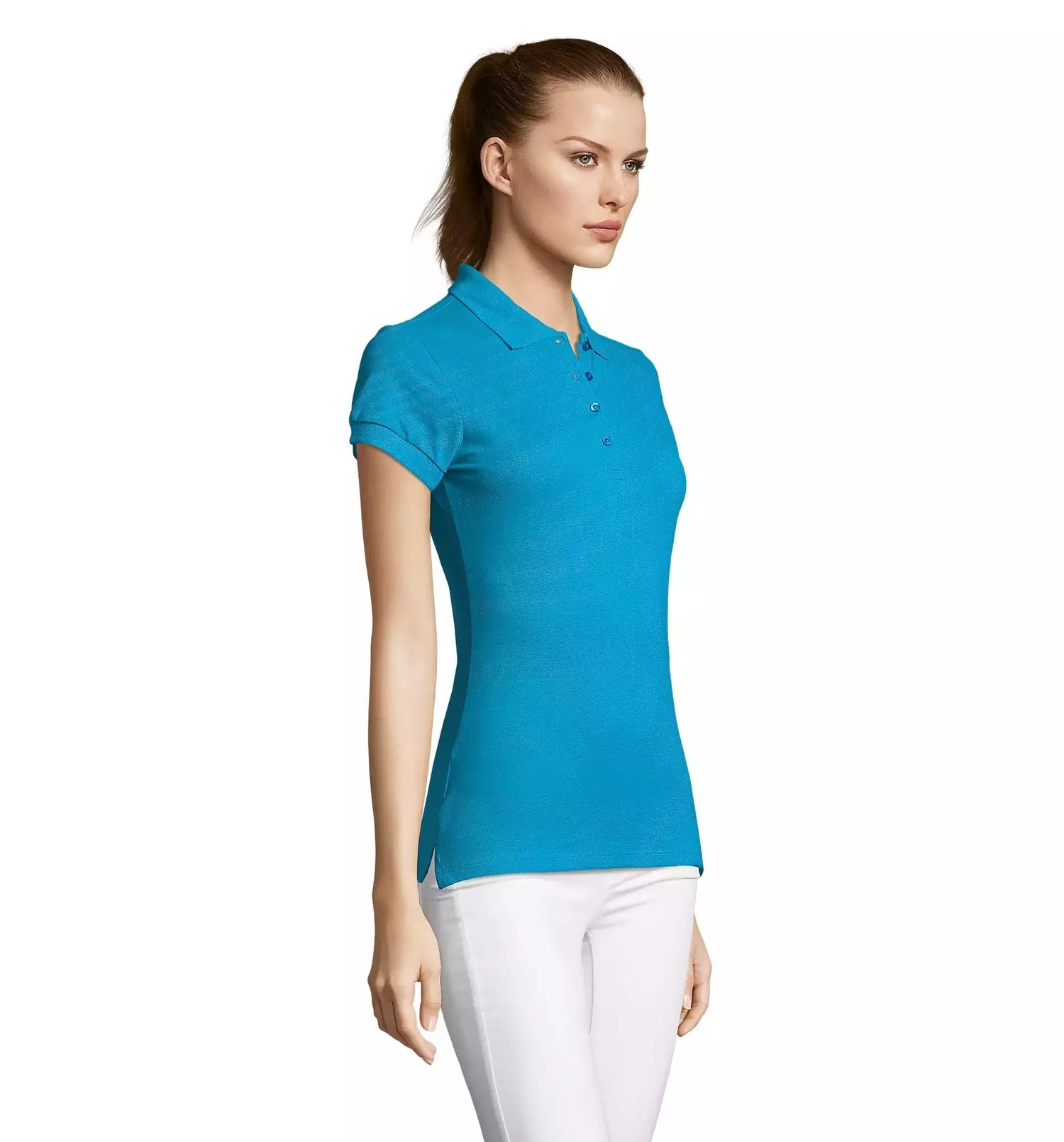 Women's blue polo shirt Passion