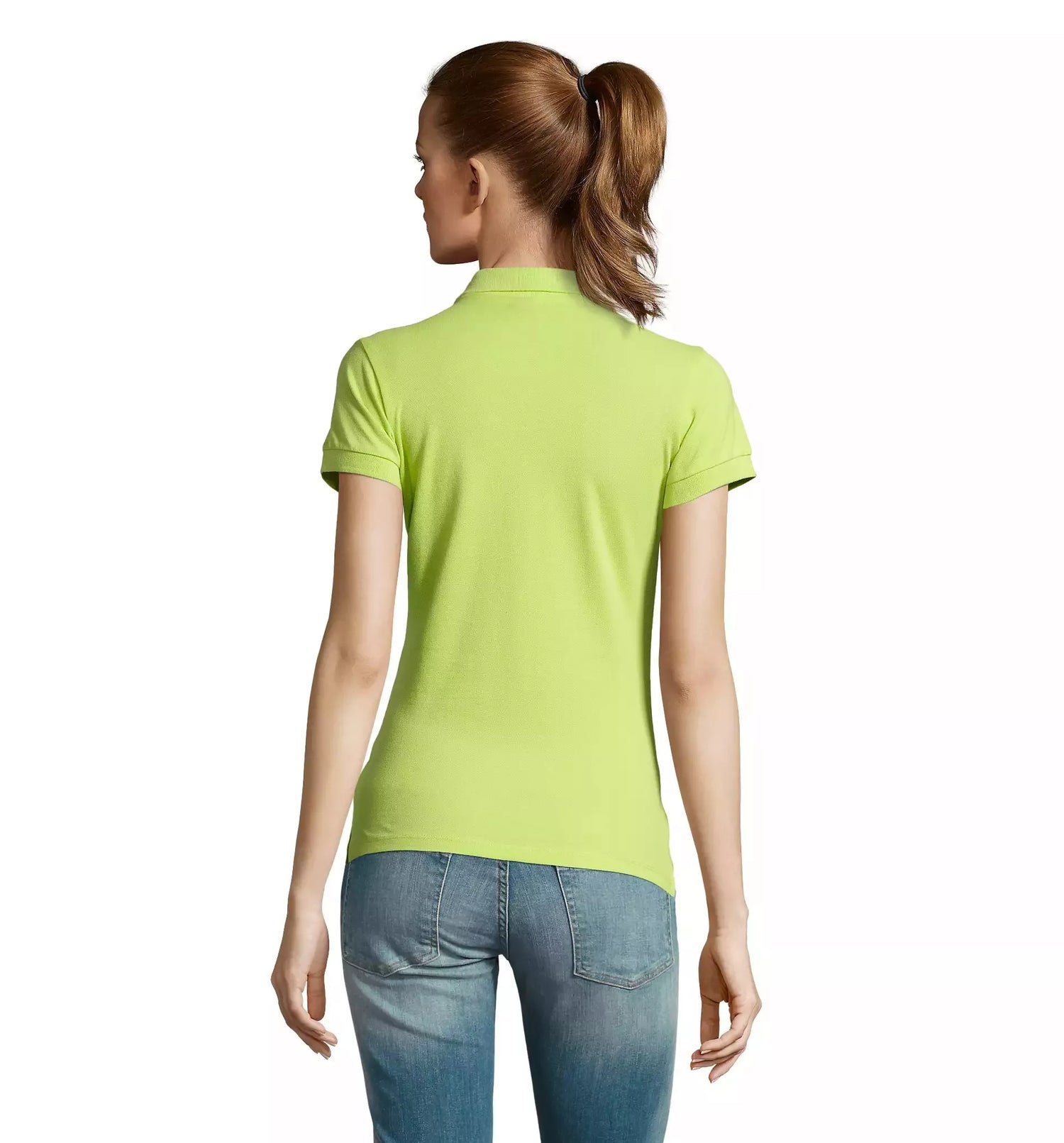 Women's green polo shirt Passion