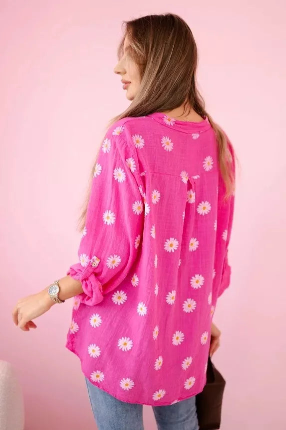 Women's pink blouse Dorsi