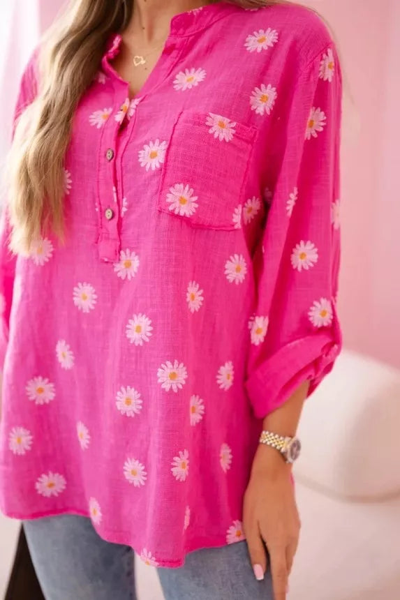 Women's pink blouse Dorsi