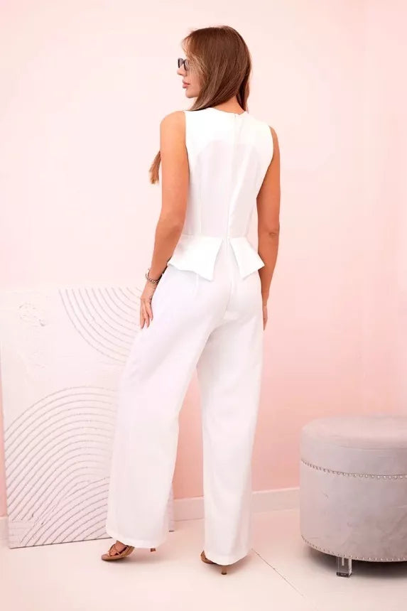 Women's white jumpsuit Brook