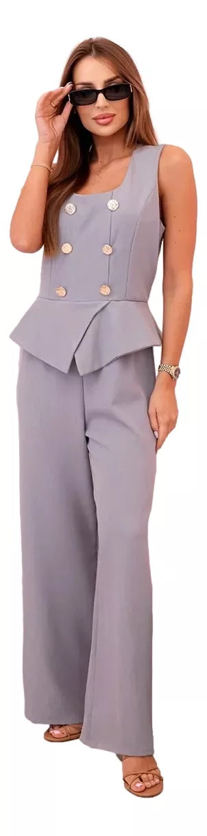 Women's grey jumpsuit Brook