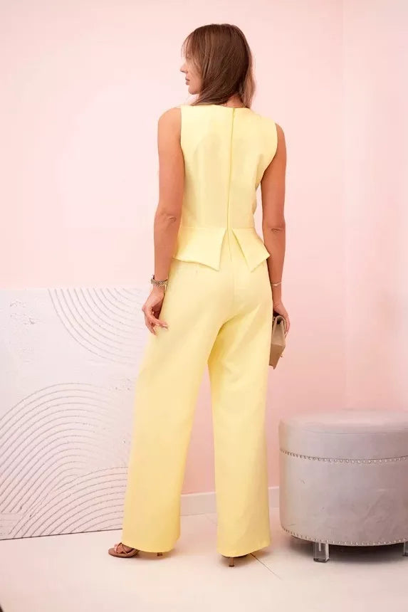 Women's yellow jumpsuit Brook