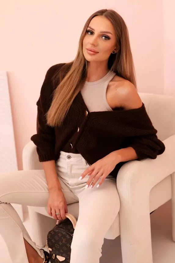 Women's brown sweater Karil