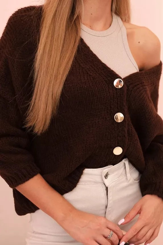 Women's brown sweater Karil