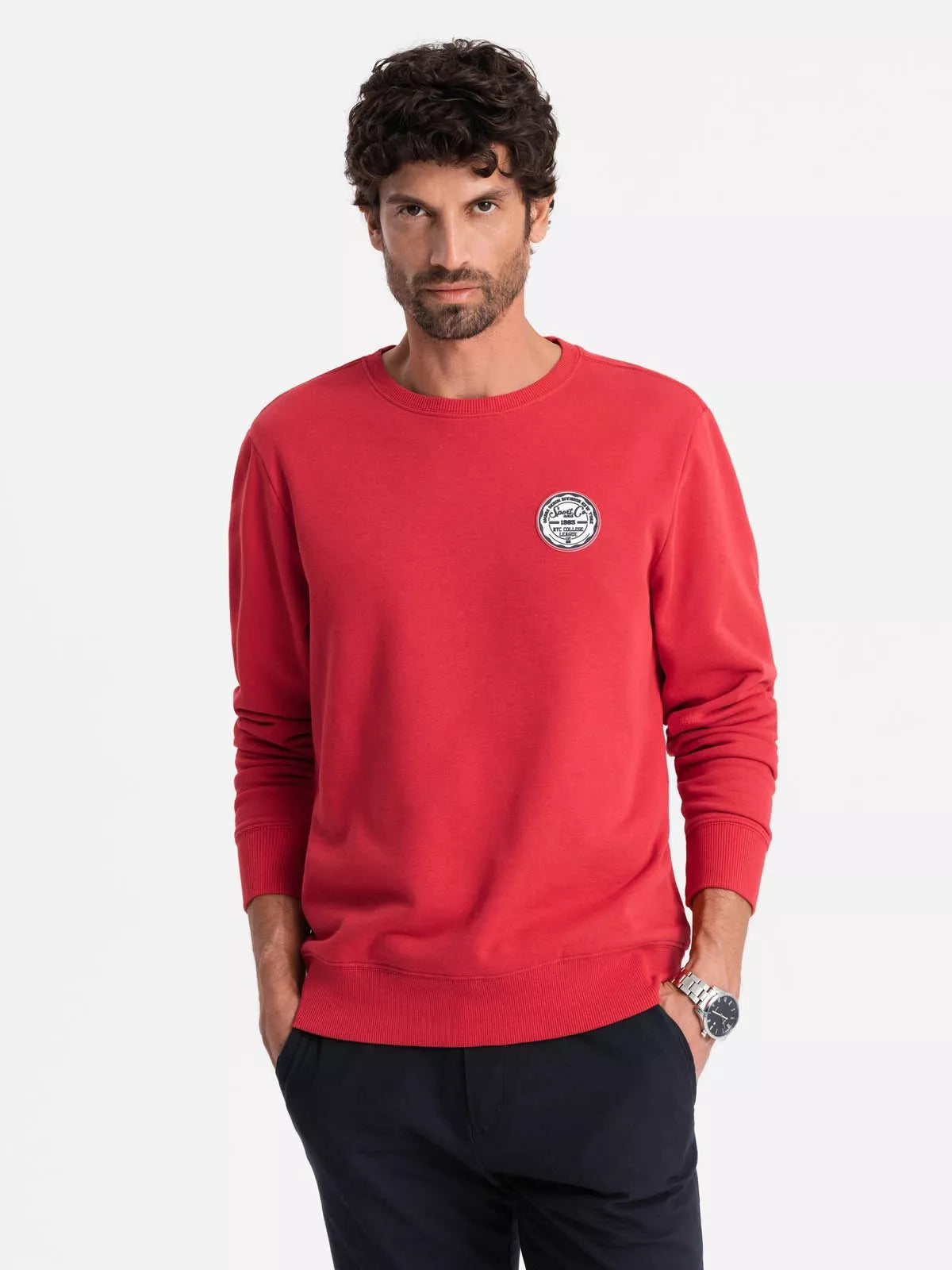 Men's red sweater Solan