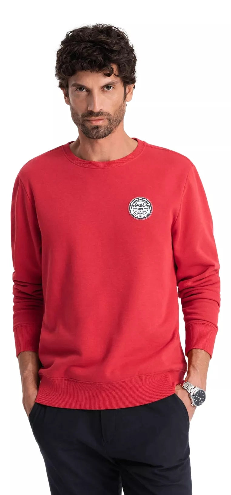 Men's red sweater Solan