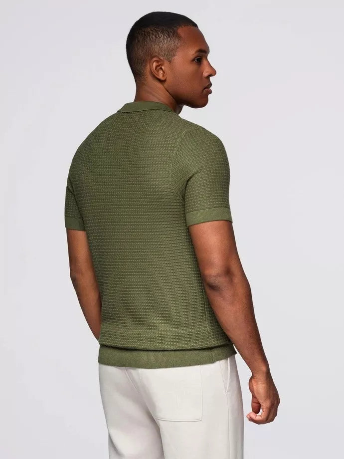 Men's khaki polo shirt Austen