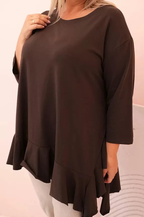 Women's brown blouse Berin