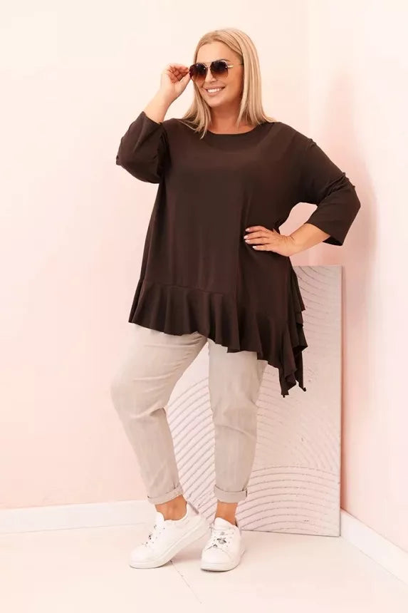 Women's brown blouse Berin