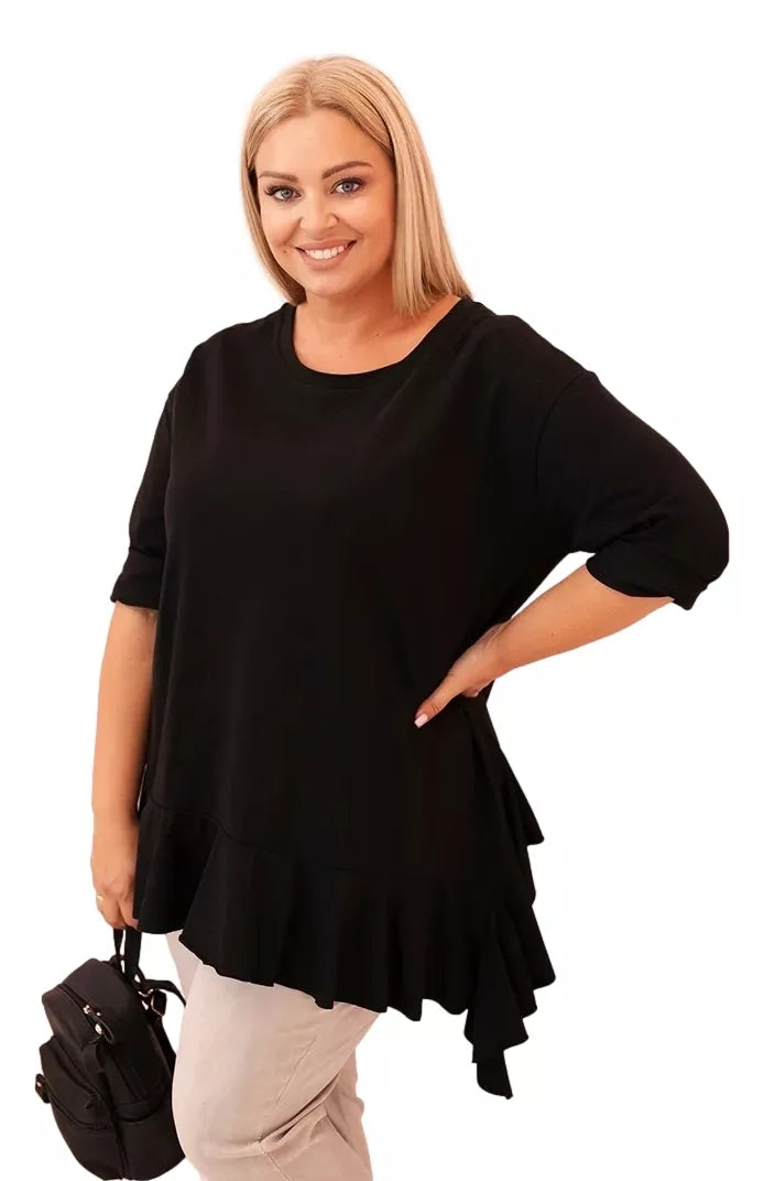 Women's black blouse Berin
