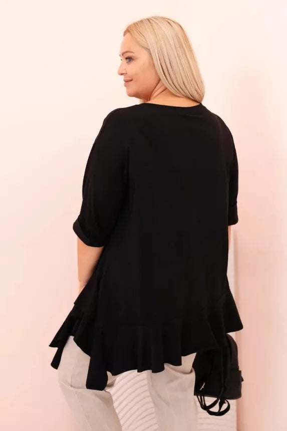 Women's black blouse Berin