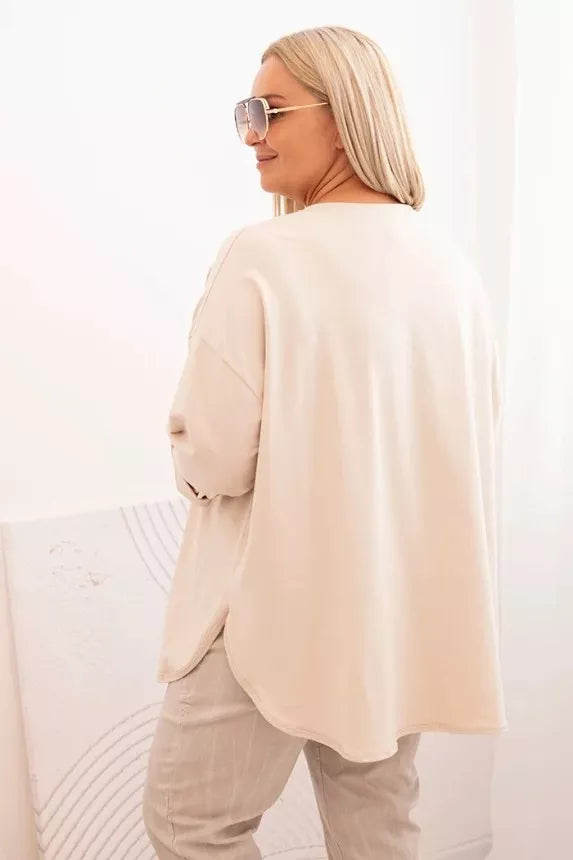 Women's light brown blouse Margo