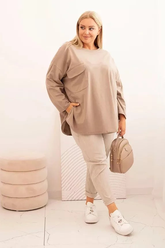 Women's brown blouse Margo