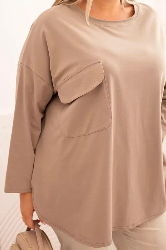 Women's brown blouse Margo