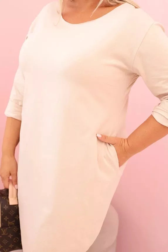 Women's light brown dress Lena