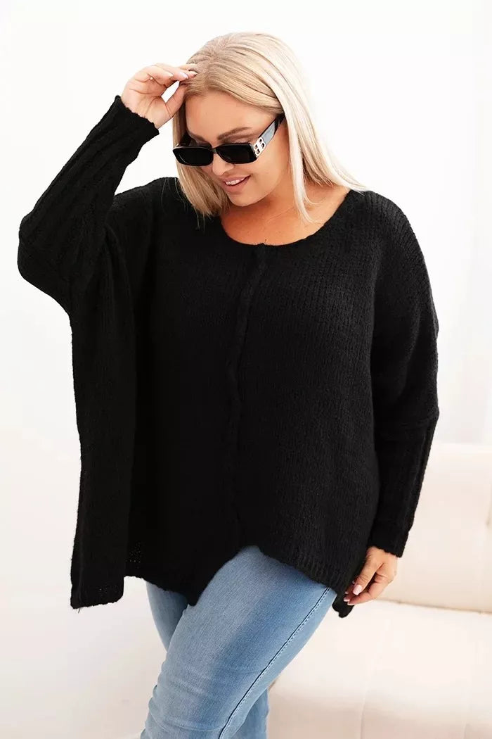 Women's black sweater Lori