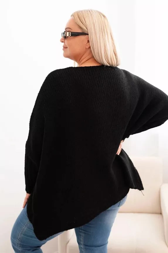 Women's black sweater Lori