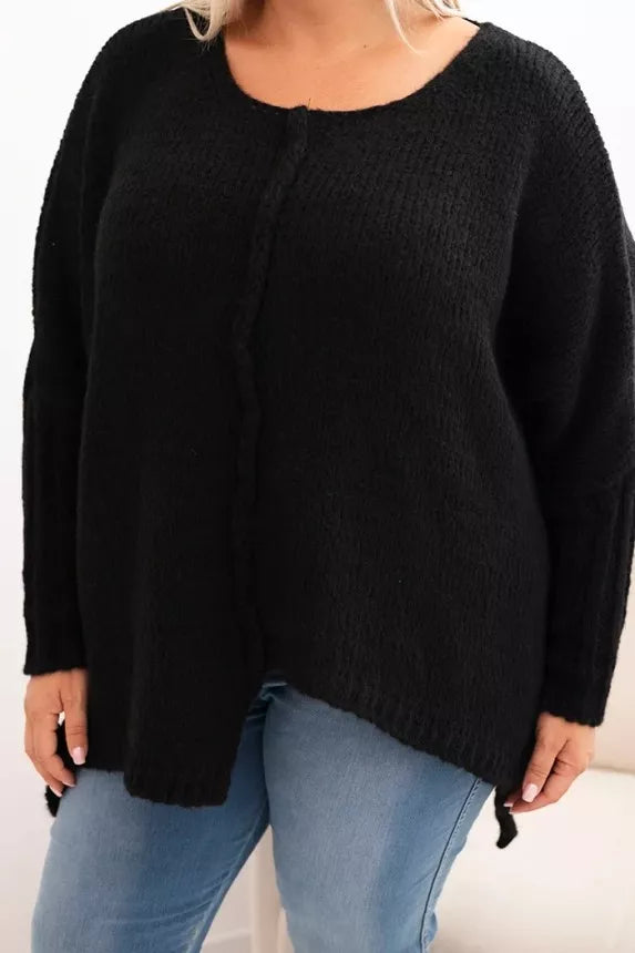 Women's black sweater Lori
