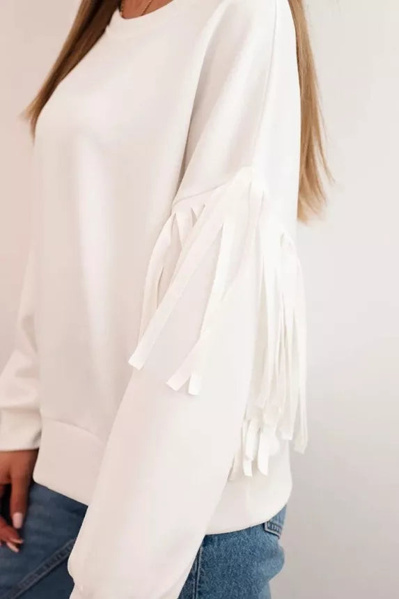 Women's white sweater Melinda