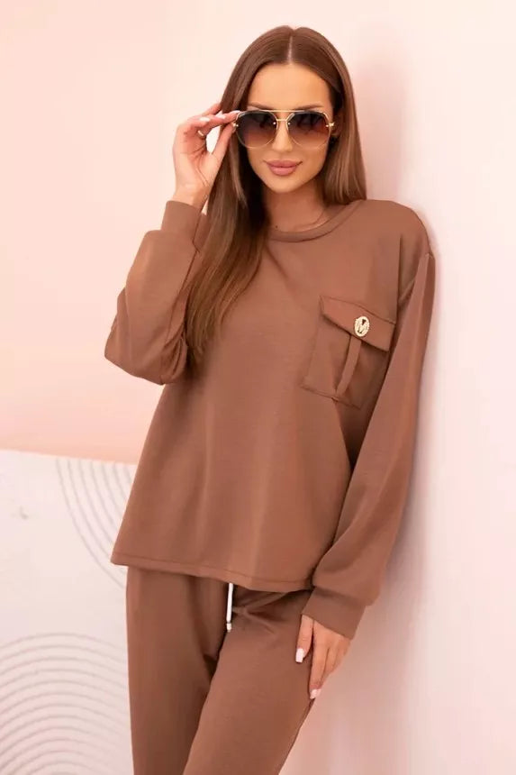 Naomi Women's Brown Suit