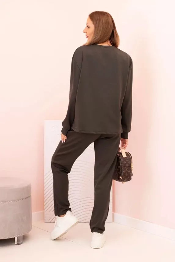 Naomi women's khaki-colored suit