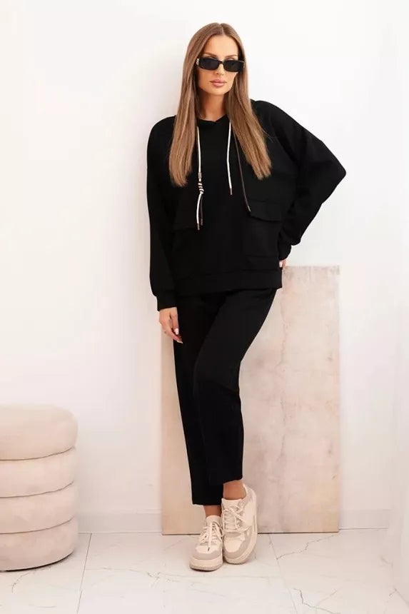 Women's black casual set Nela