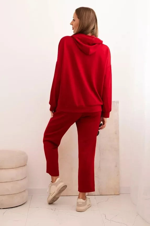 Women's red casual set Nela