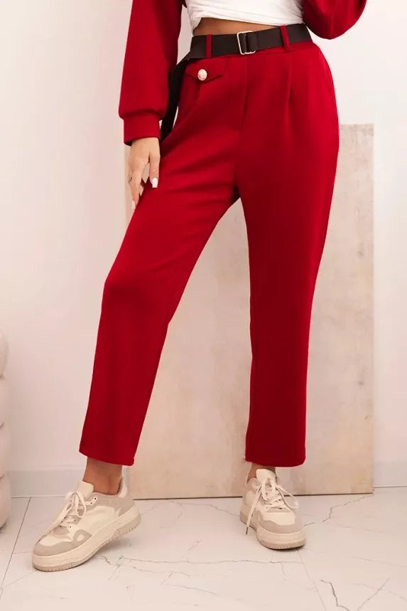 Women's red casual set Nela