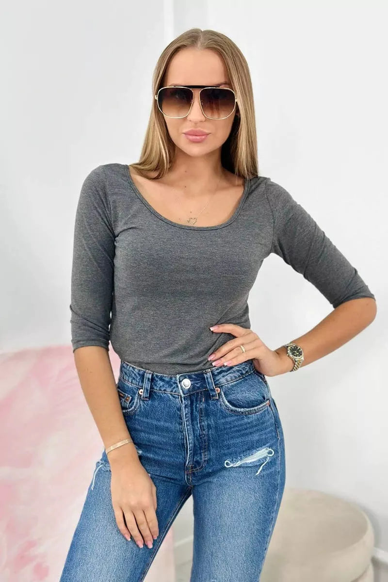 Women's dark gray blouse Sonic 