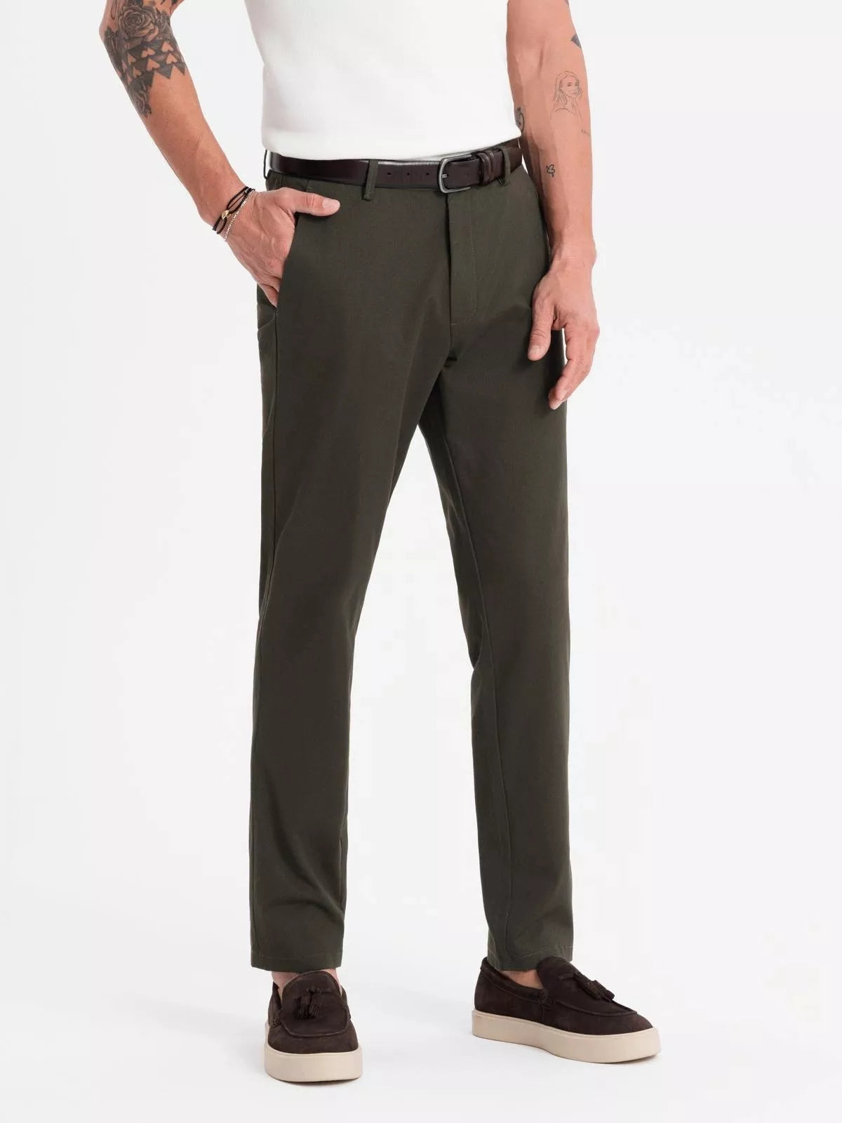 Men's khaki pants Tuman