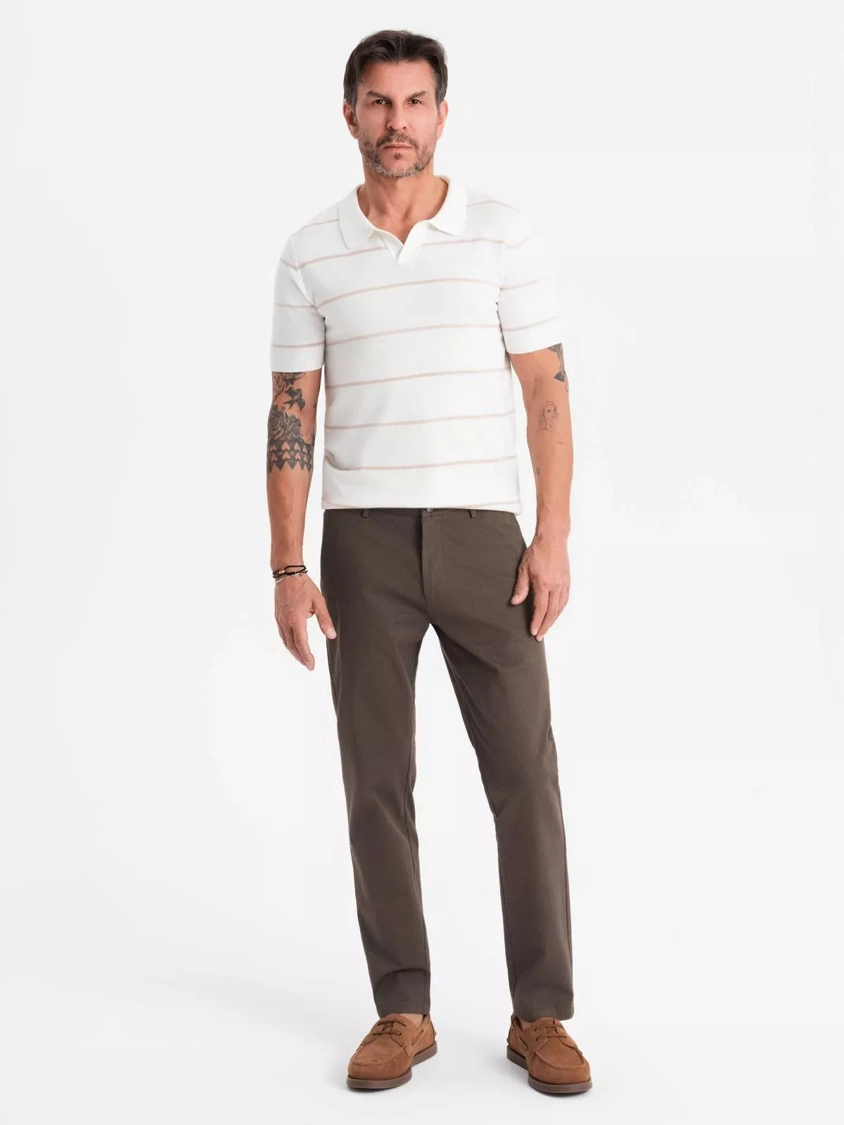 Men's brown trousers Tuman
