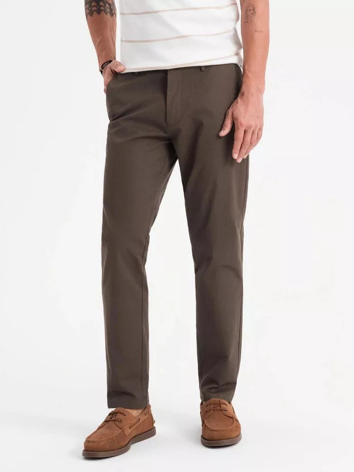 Men's brown trousers Tuman