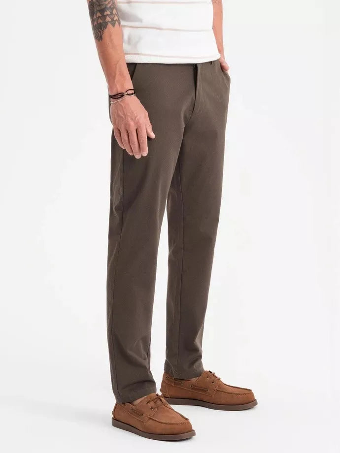 Men's brown trousers Tuman