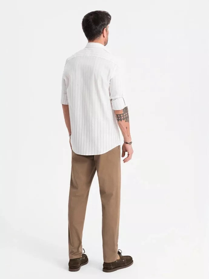 Men's brown trousers Tuman