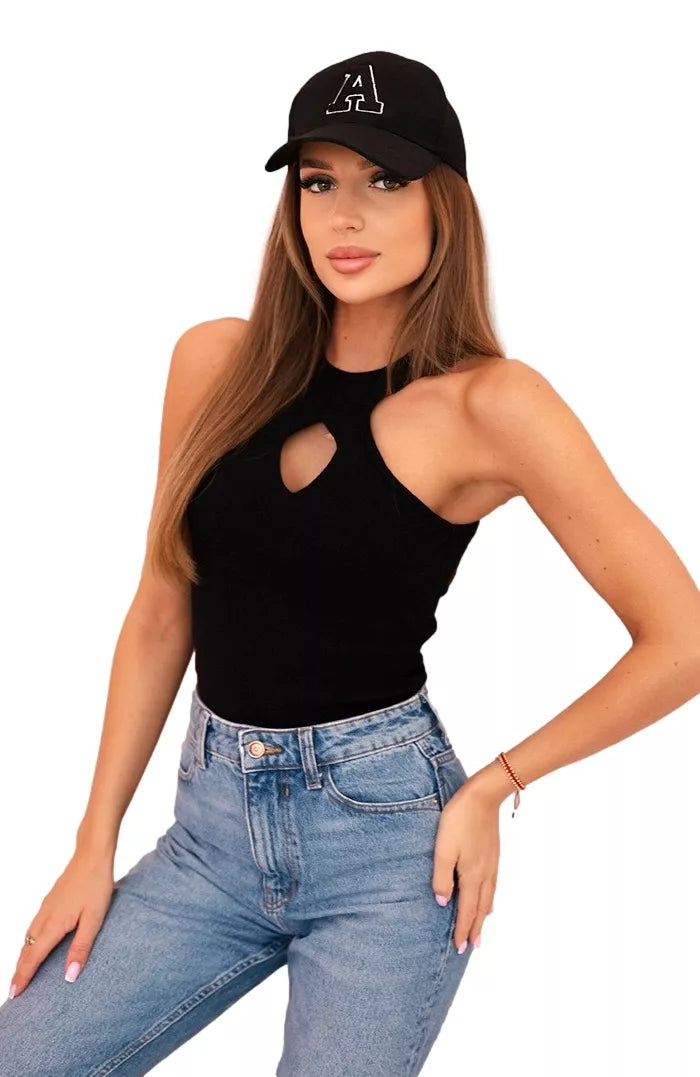 Women's black blouse Krosy